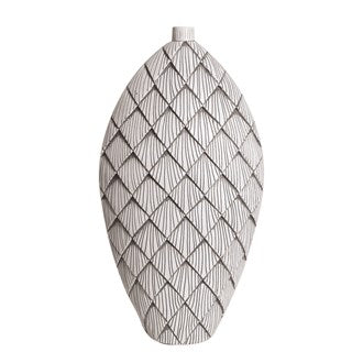 Etched Diamond Vase 51cm