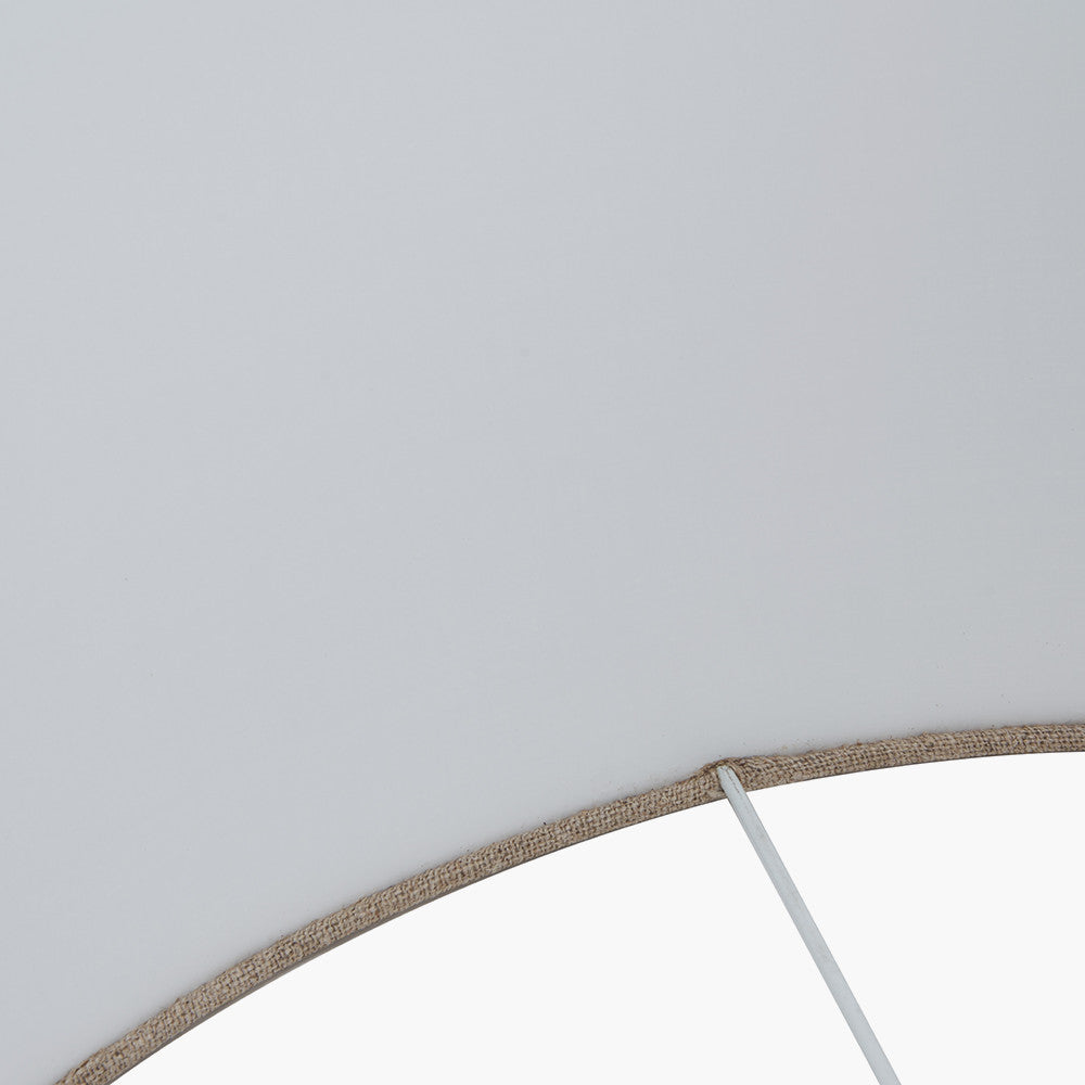 Toma Oiled Wood Tall Neck Table Lamp