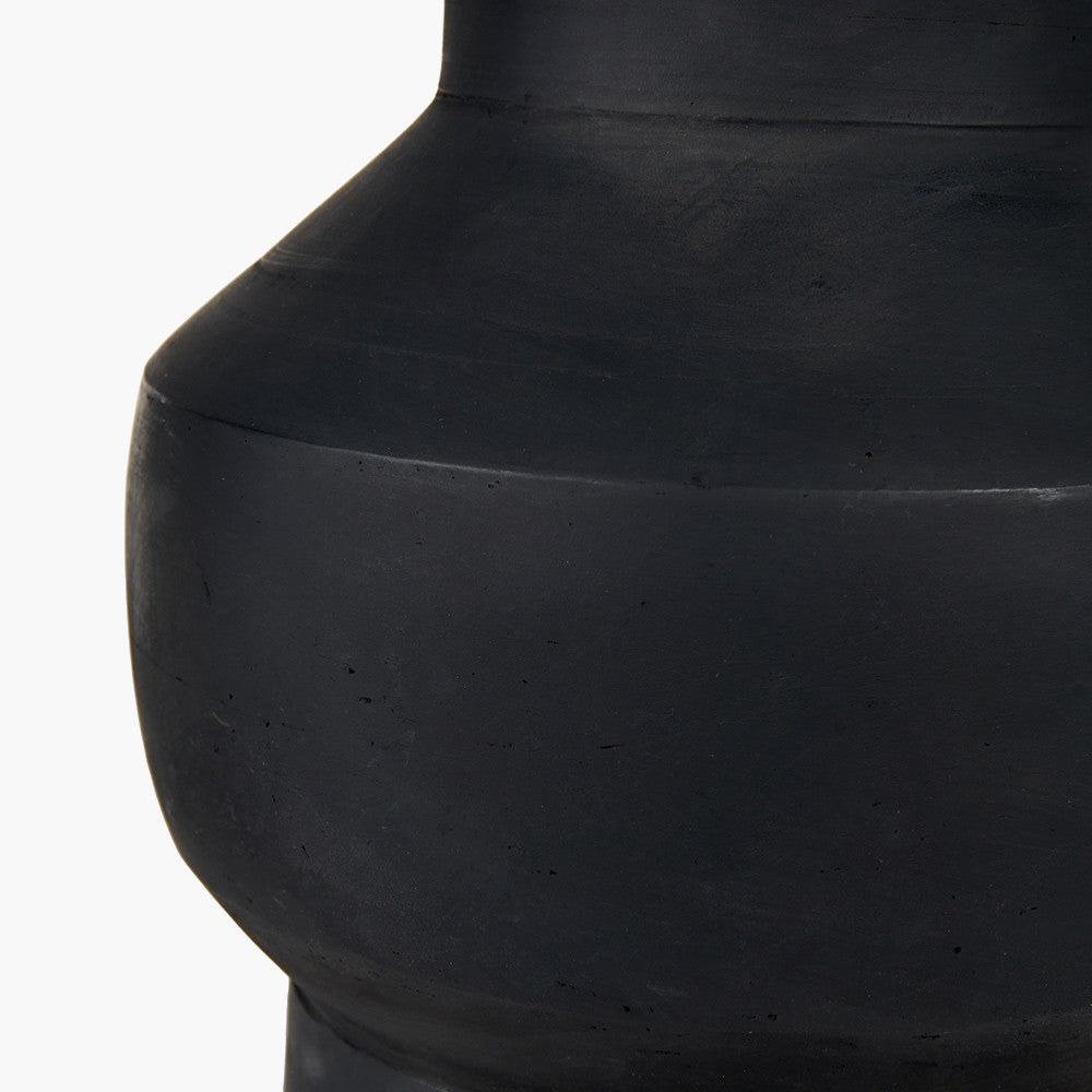 Inna Black Urn Terracotta Table Lamp