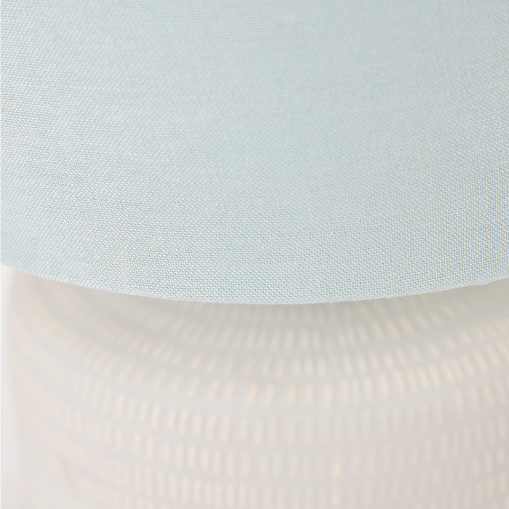 Kai Duck Egg Textured Ceramic Table Lamp