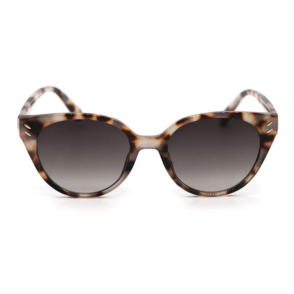 PALE TORTOISESHELL CAT EYE FRAME SUNGLASSES