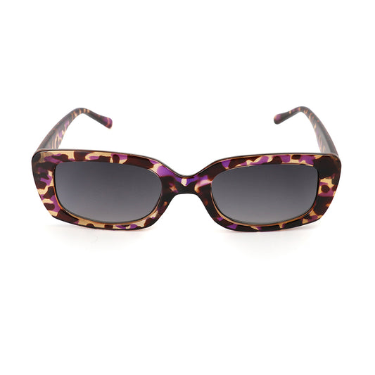 Purple Mix Rectangle Frame Recycled Sunglasses