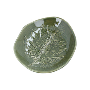 Trinket Dish 17.5cm - Green Fern