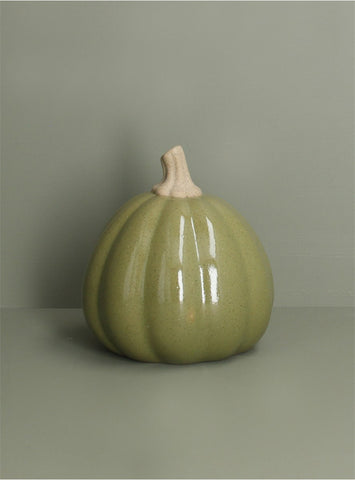 Green Squash | Ceramic Ornament | 13cm