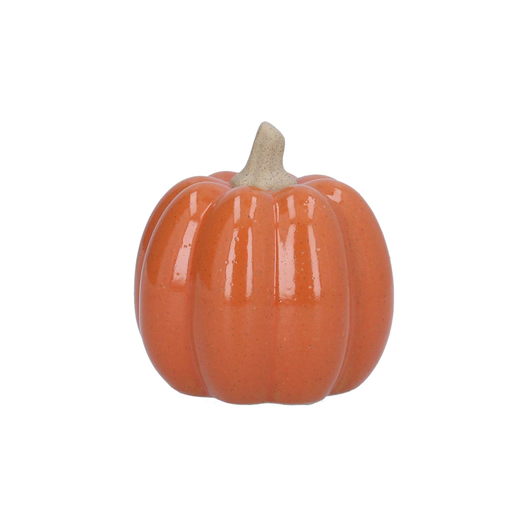 Orange Pumpkin | Ceramic Ornament | 9.5cm