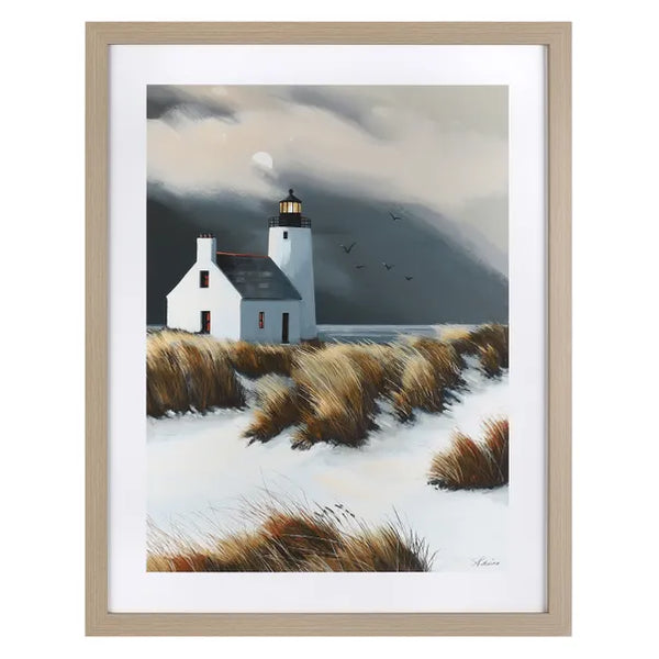 Framed Canvas Beyond The Dunes 60x75cm