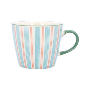 Blue Stripy | Stoneware Mug