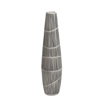 Deco Etched Resin Vase | 68.5cm