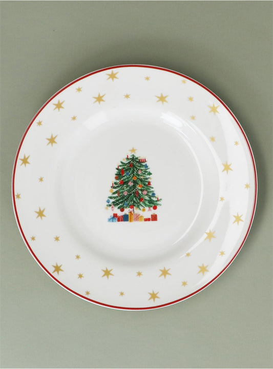 Nostalgia New Bone China Santa/Tree Cup/Saucer