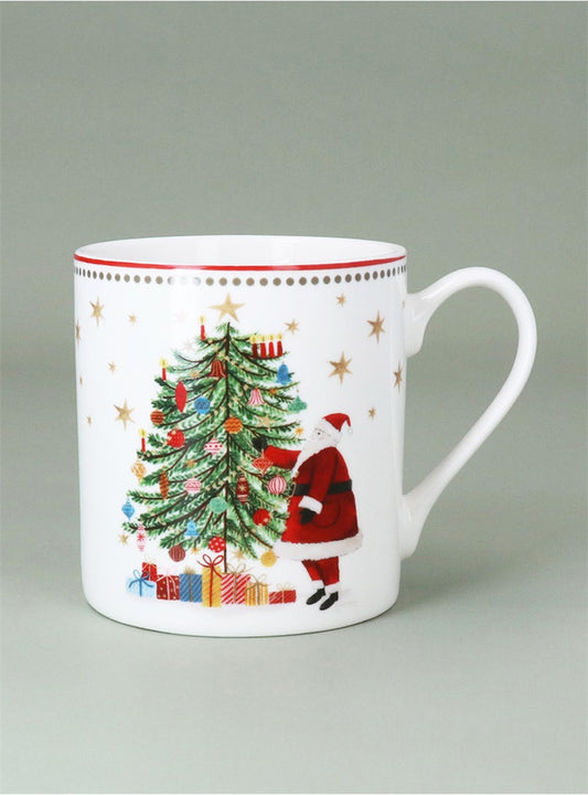 Nostalgia New Bone China Santa/Tree Mug