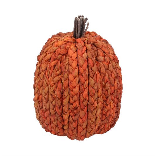 Orange Cornhusk Pumpkin Orn Lrg