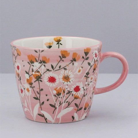 Pink Wild Daisy | Stoneware Mug