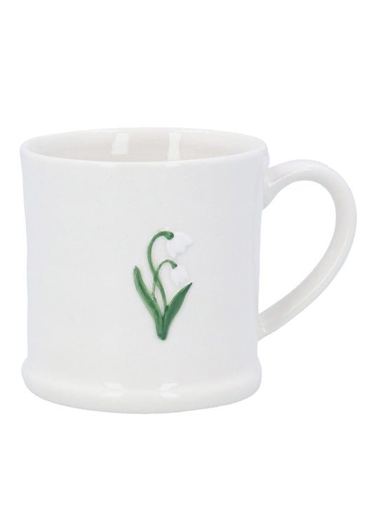 Snowdrops Stoneware Mini Mug