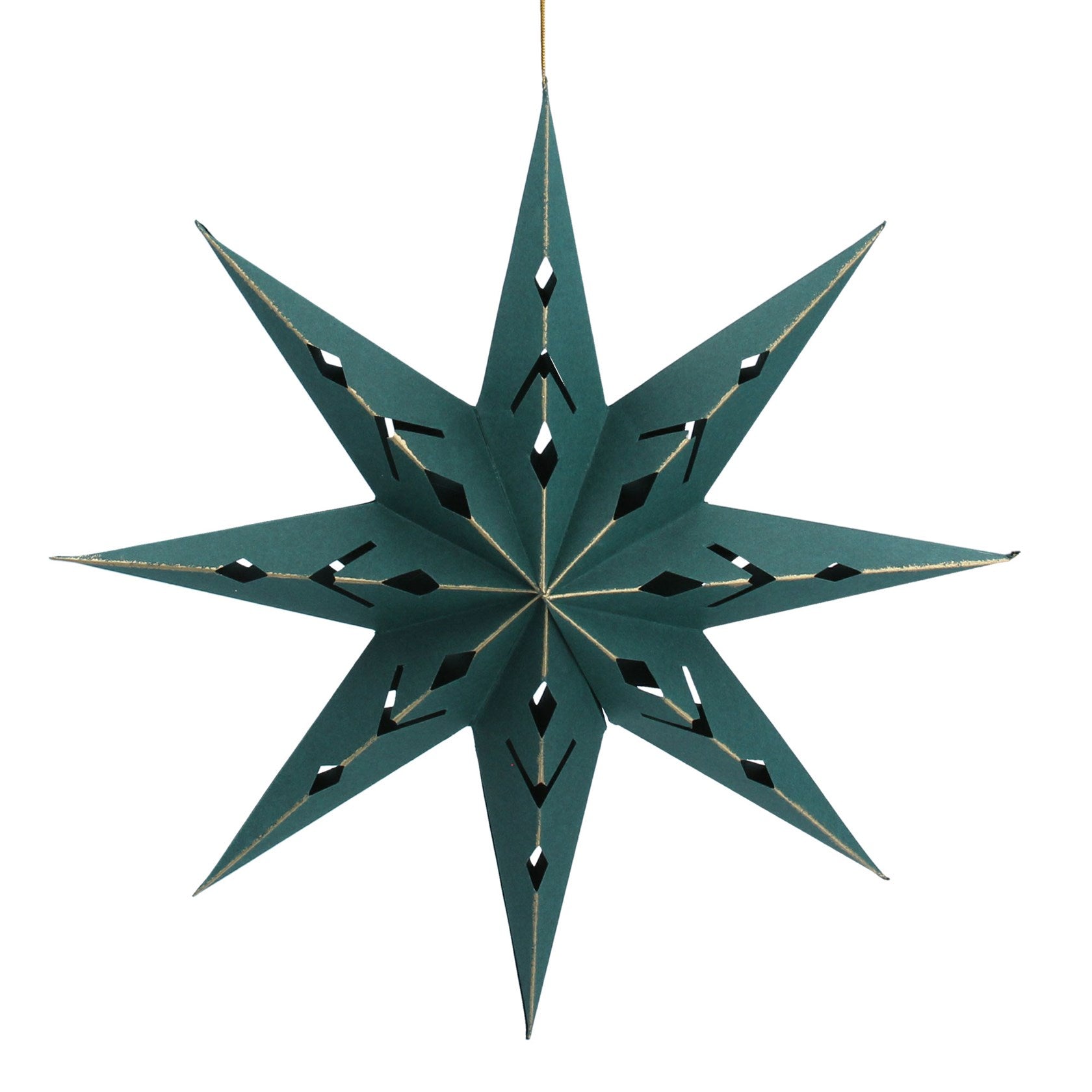 Paper Decoration | Green Bethlehem Star