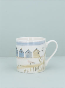 Beach Huts | Bone China Mug