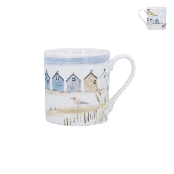 Beach Huts | Bone China Mug