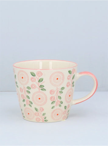 Pink Bellis Daisy | Stoneware Mug