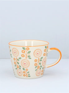 Coral Bellis Daisy | Stoneware Mug