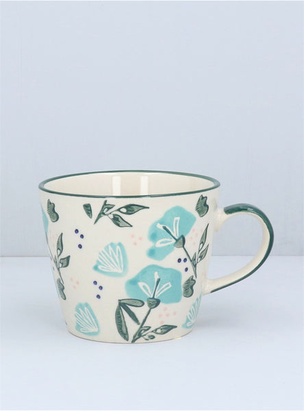 Blue Sweetpea | Stoneware Mug