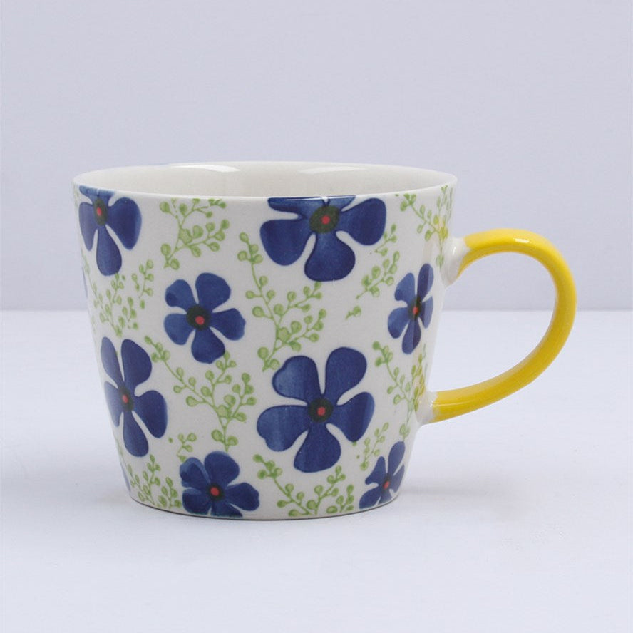Navy Periwinkle Stoneware Mug