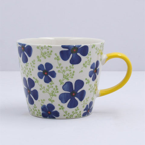 Navy Periwinkle Stoneware Mug