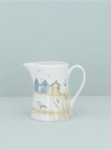 Beach Huts | Bone China Jug | Sml