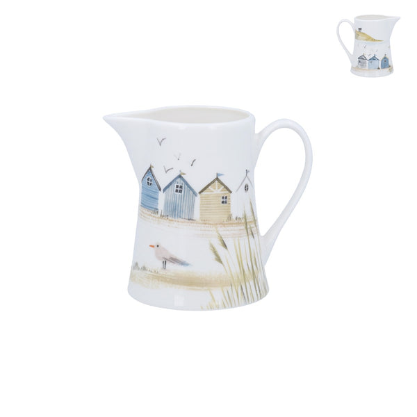 Beach Huts | Bone China Jug | Sml