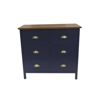 Admiral 6 Drawer Chest 80cm