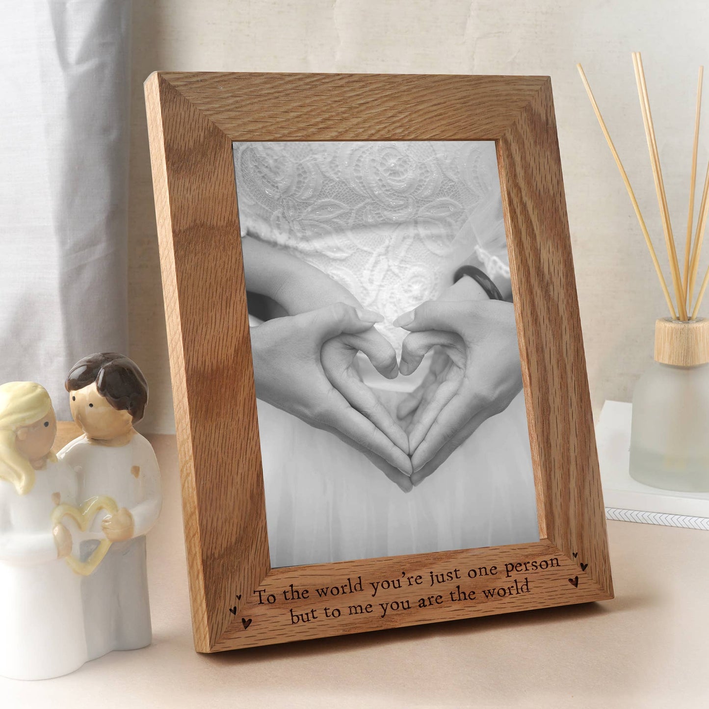 To Me You Are The World 5x7 Photo Frame