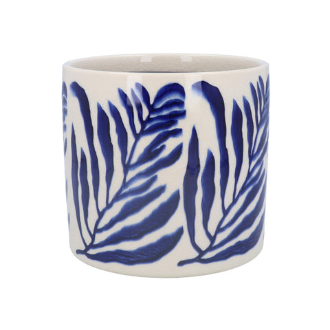 Blue Branch Ceramic Pot Cover | Med