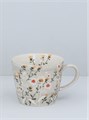 Light Grey Wild Daisy Stoneware Mug
