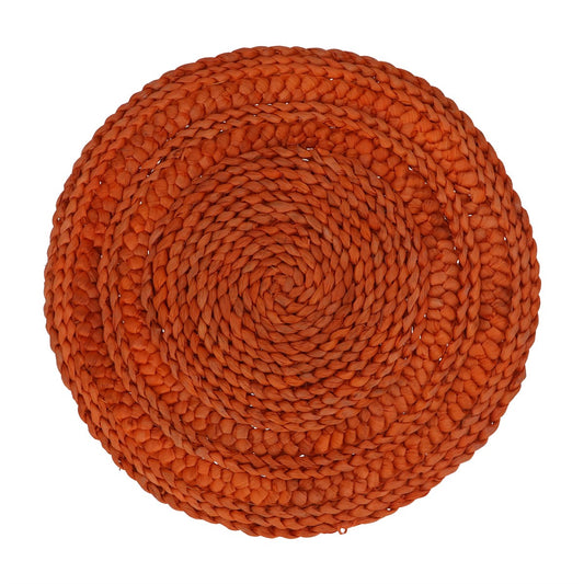 Orange Cornhusk Round Placemat