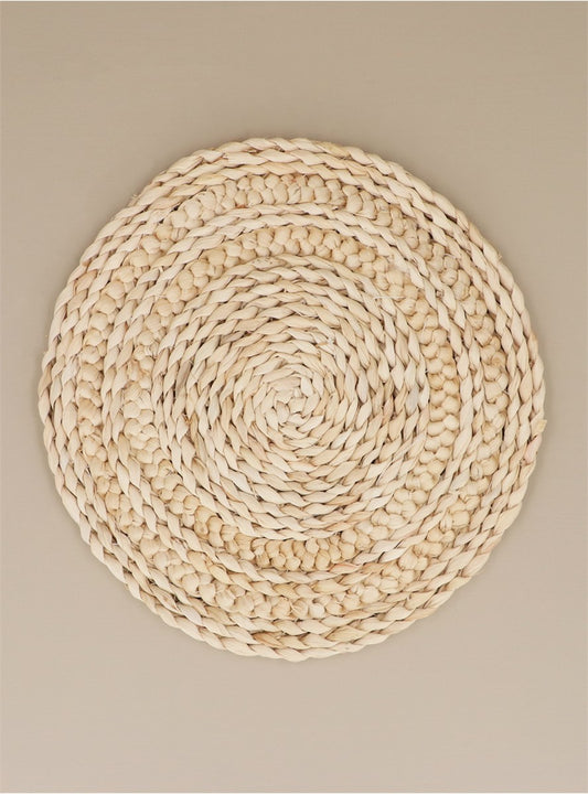 Natural Cornhusk Round Placemat