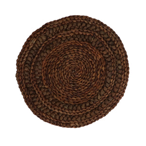 Brown Cornhusk Round Placemat