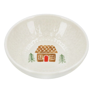 Gingerbread House Stoneware Bowl Sml