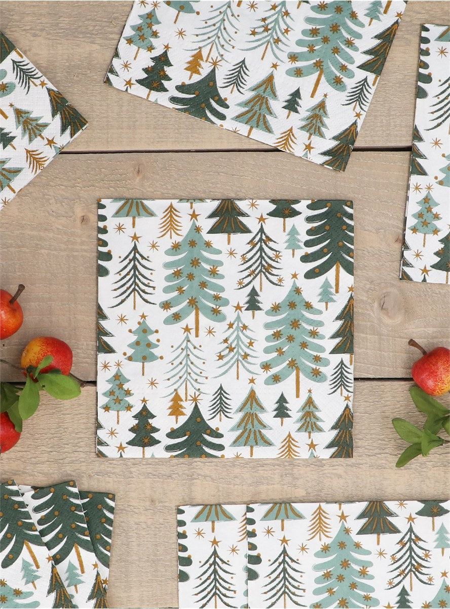 N/E Trees Paper Napkins Pack/20
