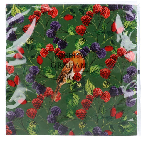 Robin/Berries Paper Napkin Pack/20