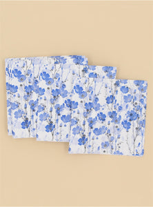 Paper Napkins | Blue Flax Flowers