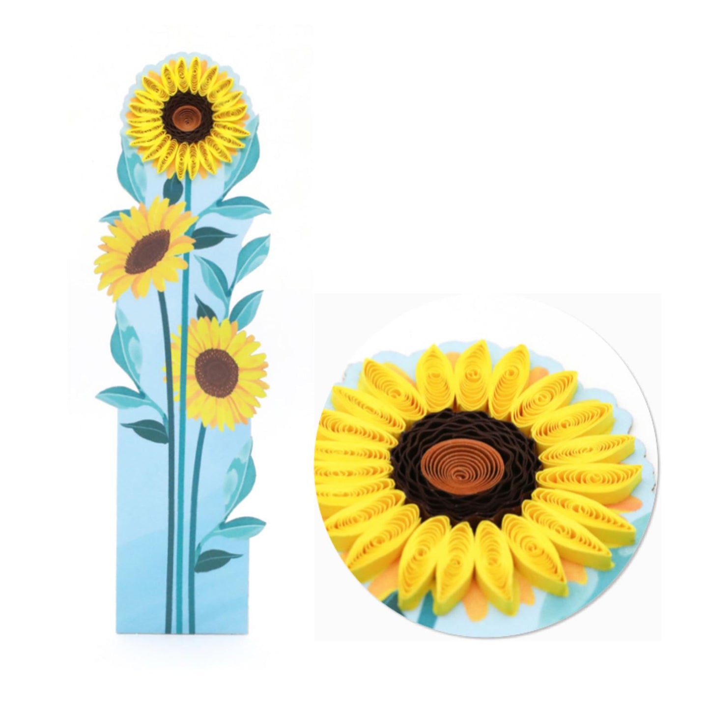 Origamo 3-D Bookmark | Sunflowers