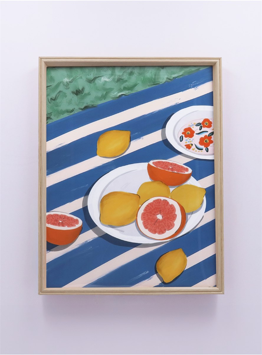 Framed Print | Citrus Plate