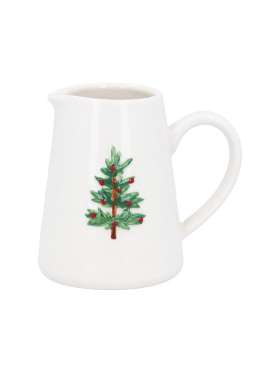 Christmas Tree Stoneware Mini Jug