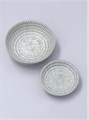Grey Porcelain Dash Round Trinket Dish