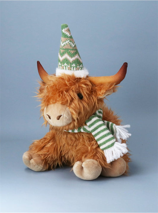 Highland Cow Plush Sitting Door Stop