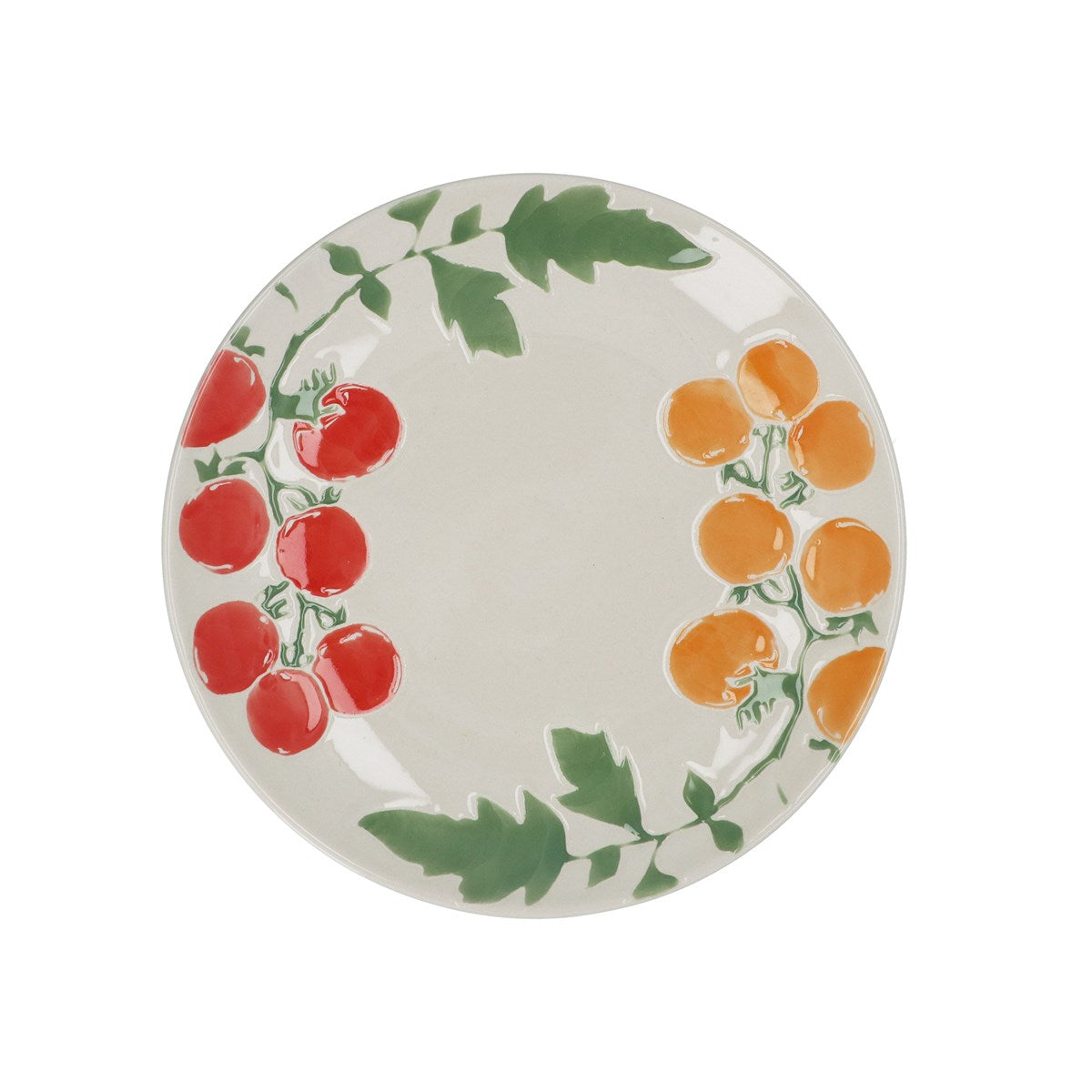 Heirloom Tomato Stoneware Plate|Small