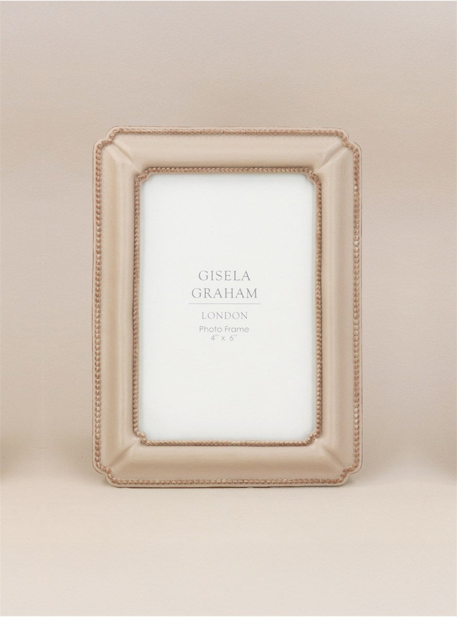 Taupe Resin Classic Picture Frame 4x6