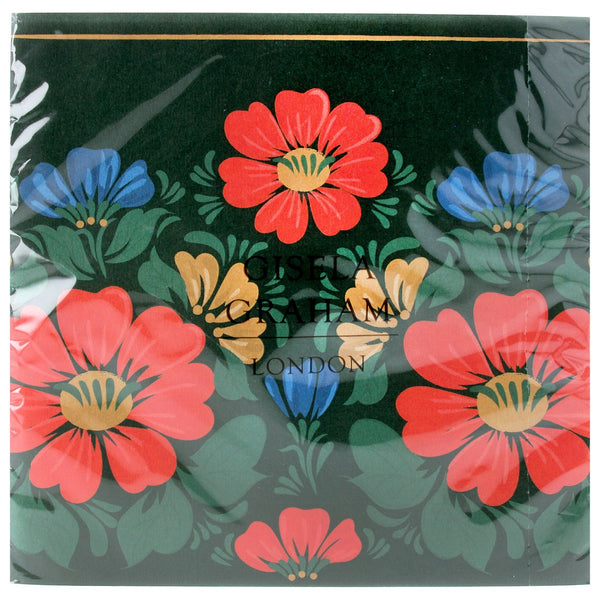 Folk Flowers Napkins | Pack of 20