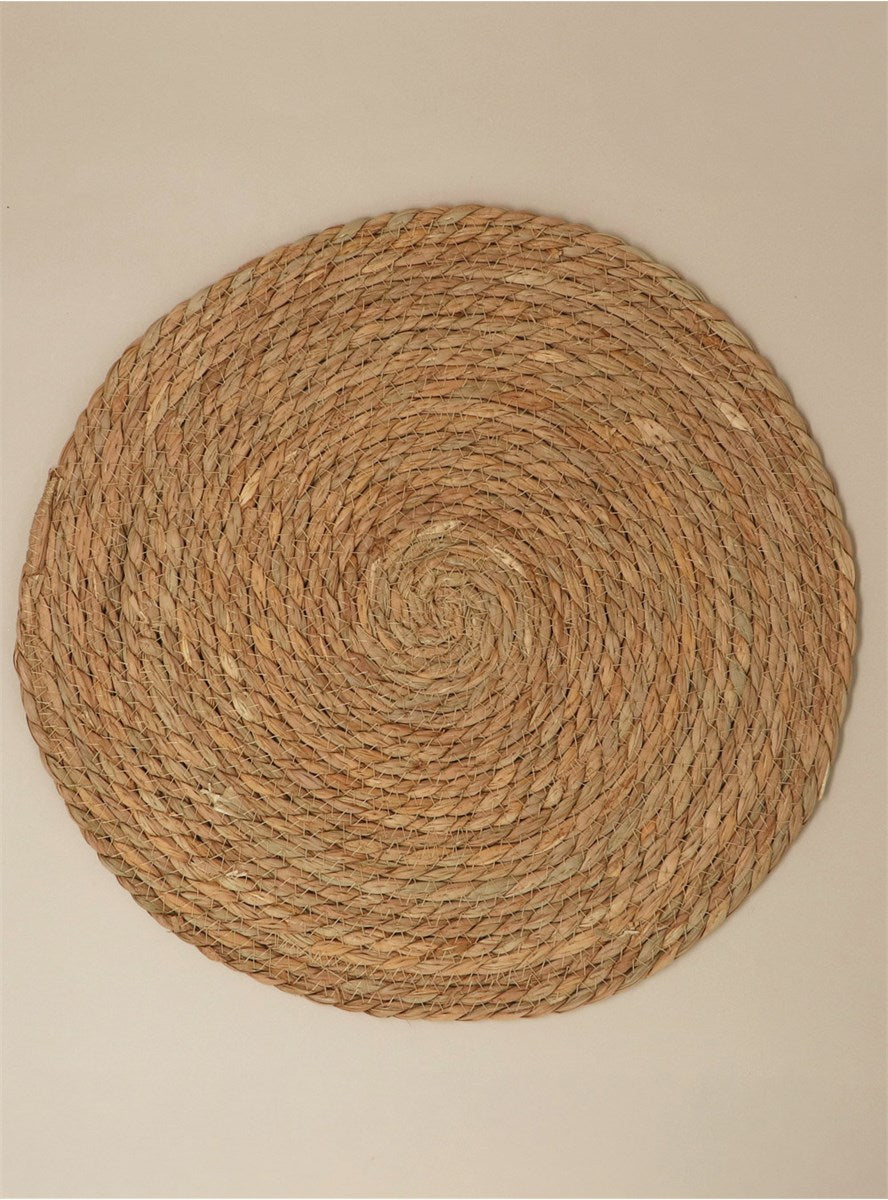 Pack of 4 Placemats - Natural Round