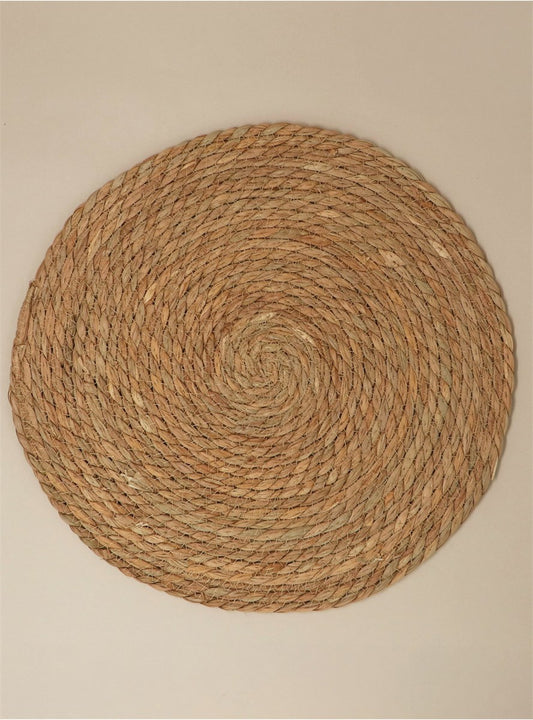 Pack of 4 Placemats - Natural Round