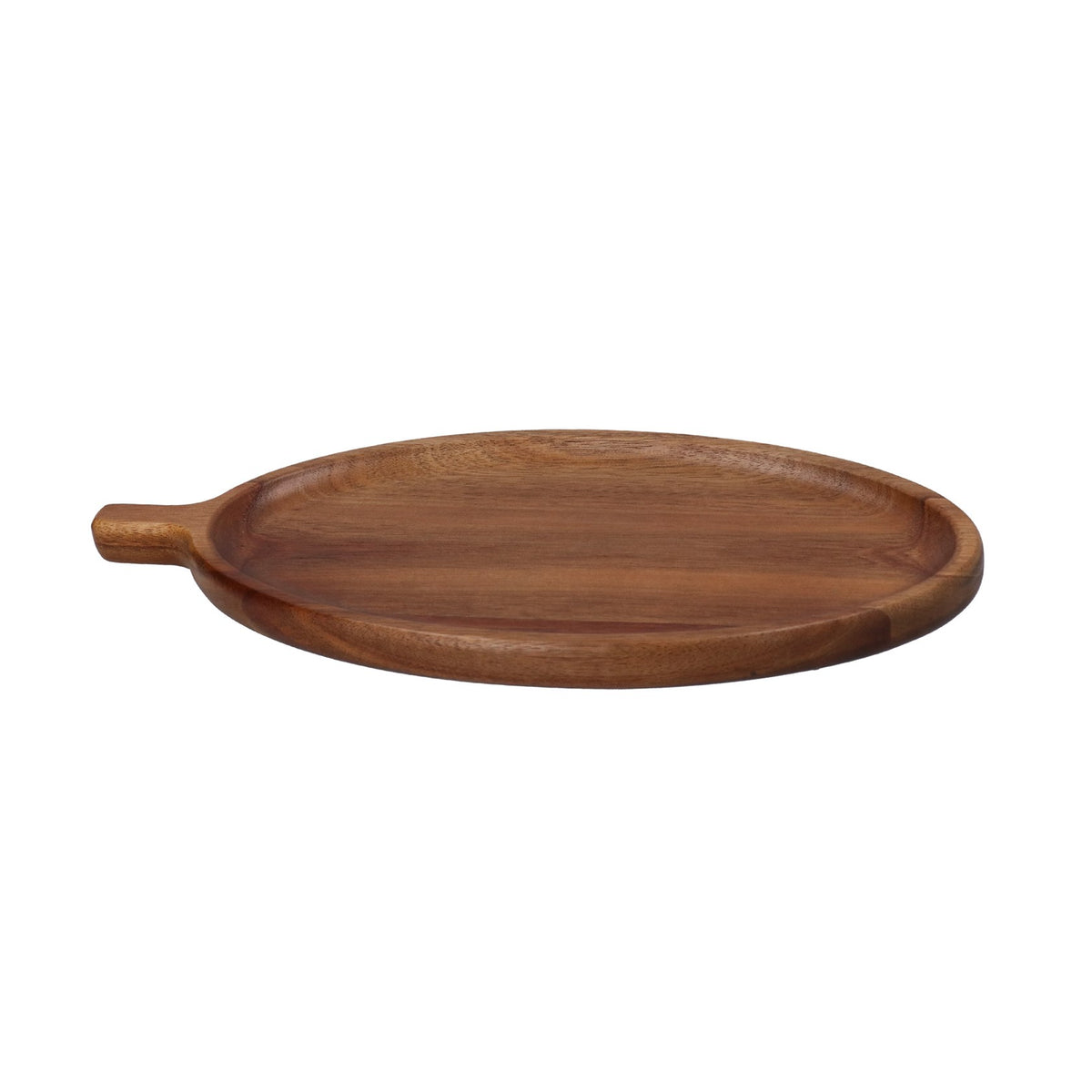 Acacia Wood Dec Olive Shape Dish Medium
