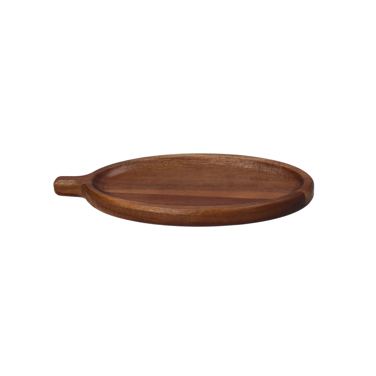 Acacia Wood Dec Olive Shape Dish Sml
